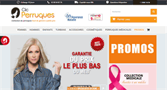 Desktop Screenshot of clic-perruques.fr